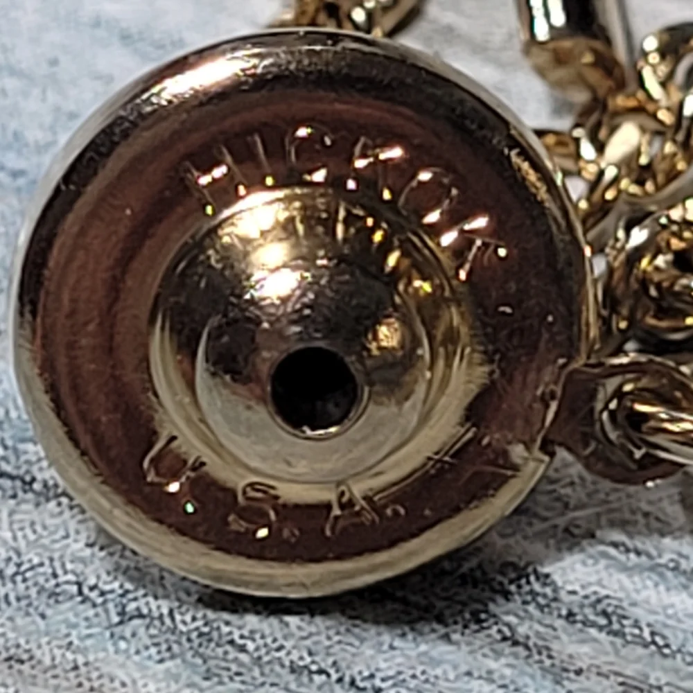 Vintage HICKOK Wrap around Cuff Links & Tie Pin Set.